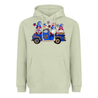 Matcha american flag gnomes truck Heavyweight Hoodie - Artiststas