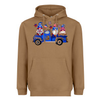Toasted Coconut american flag gnomes truck Heavyweight Hoodie - Artiststas
