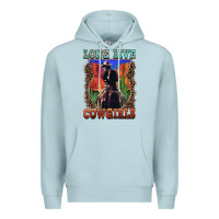 Blue Mist long live cowgirls Premium Hoodie - FaDigitalArtStudio