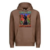 Chestnut long live cowgirls Premium Hoodie - FaDigitalArtStudio