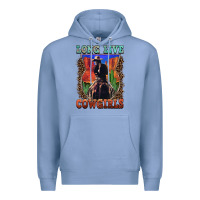 Colony Blue long live cowgirls Premium Hoodie - FaDigitalArtStudio