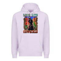 Lilac long live cowgirls Premium Hoodie - FaDigitalArtStudio