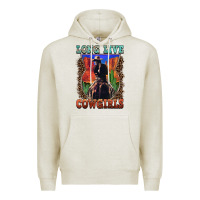Oatmeal Heather long live cowgirls Premium Hoodie - FaDigitalArtStudio