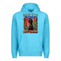 Ocean Blue long live cowgirls Premium Hoodie - FaDigitalArtStudio