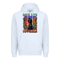 White long live cowgirls Premium Hoodie - FaDigitalArtStudio