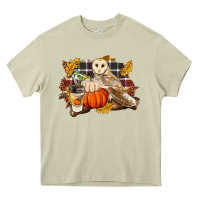 Mossy Fall Barn Owl Heavy Core Tee - LillyAllenDesigns