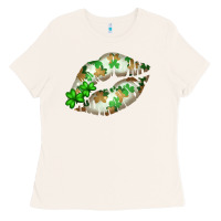 Bone St. Patricks Day White Lips Ladies Tee - Bettercallsaul