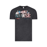 Vintage Black American Nurse 4th of july Vintage Tee - HowdyJamesFarm