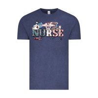 Vintage Denim American Nurse 4th of july Vintage Tee - HowdyJamesFarm
