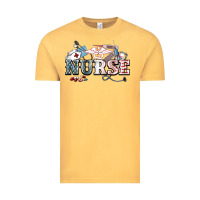 Vintage Mustard American Nurse 4th of july Vintage Tee - HowdyJamesFarm