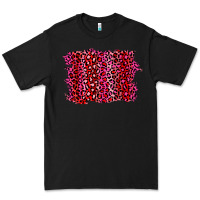 Black pink leopard background Premium Tee - RanaPortraitStore