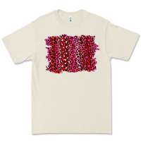Bone pink leopard background Premium Tee - RanaPortraitStore