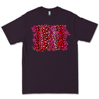 Plum pink leopard background Premium Tee - RanaPortraitStore