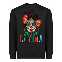 Black proud latina Heavyweight Sweatshirt - BundleAndBundleShop