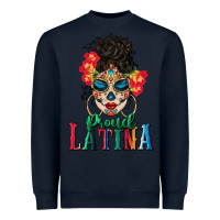 Navy proud latina Heavyweight Sweatshirt - BundleAndBundleShop