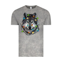 Cloud Rock Christmas with wolf Vintage Tee - RanaPortraitStore