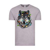 Vintage Zinc Christmas with wolf Vintage Tee - RanaPortraitStore
