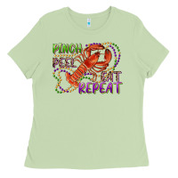 Matcha pinch peel eat repeat crawfish Ladies Tee - RanaPortraitStore