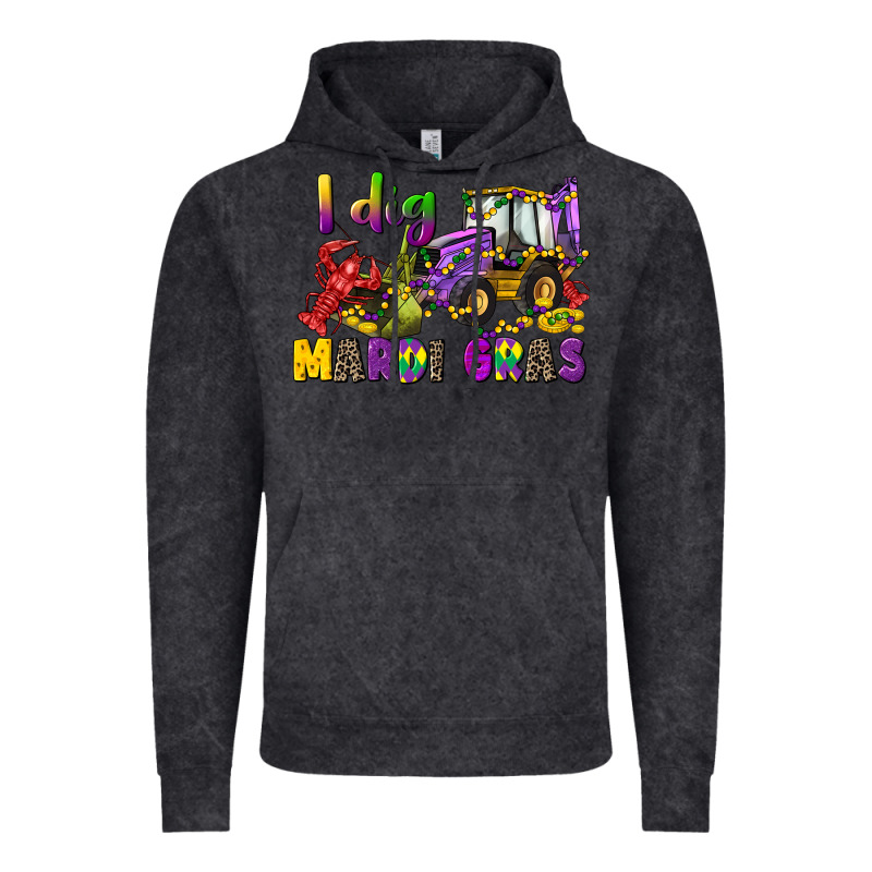 I Dig Mardi Gras Vintage Hoodie by CowGirlArtShop | Teevron