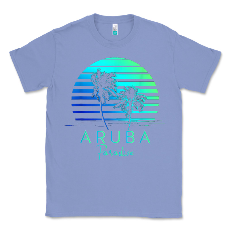 Vintage Aruba Beach Tropical Vibes Vacation Souvenir Gift Classic Tee by minhPixels | Teevron