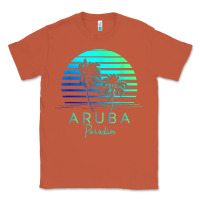 Copper Vintage Aruba Beach Tropical Vibes Vacation Souvenir Gift Classic Tee - minhPixels