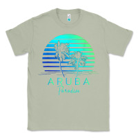 Matcha Vintage Aruba Beach Tropical Vibes Vacation Souvenir Gift Classic Tee - minhPixels