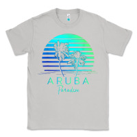 Moon Dust Vintage Aruba Beach Tropical Vibes Vacation Souvenir Gift Classic Tee - minhPixels