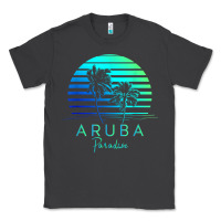 Smoke Vintage Aruba Beach Tropical Vibes Vacation Souvenir Gift Classic Tee - minhPixels