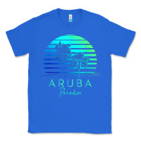 True Royal Vintage Aruba Beach Tropical Vibes Vacation Souvenir Gift Classic Tee - minhPixels