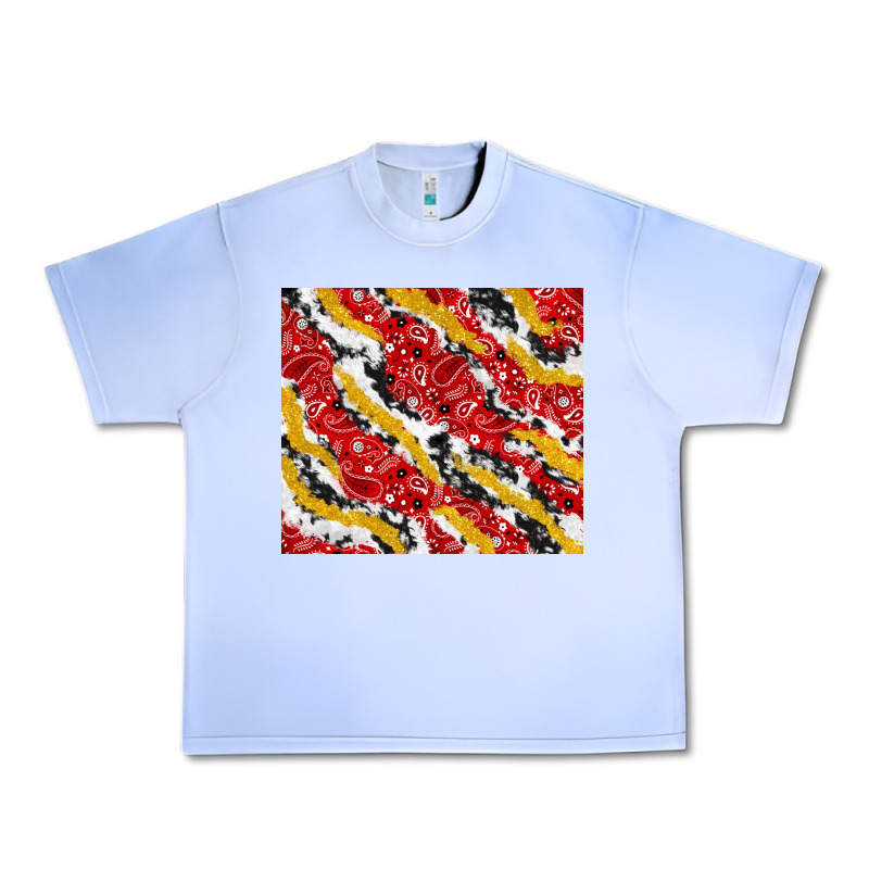 Bandana And Cowhide Pattern Urban Heavy Tee by TumblerDesignByShophia | Teevron
