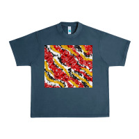 Midnight Navy bandana and cowhide pattern Urban Heavy Tee - TumblerDesignByShophia