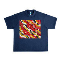 Navy bandana and cowhide pattern Urban Heavy Tee - TumblerDesignByShophia