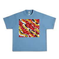 Pebble Blue bandana and cowhide pattern Urban Heavy Tee - TumblerDesignByShophia