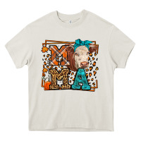 Cream Western Fall Cow Mama Heavy Core Tee - LillyAllenDesigns