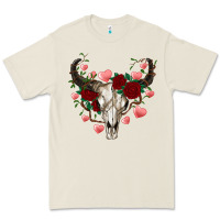 Bone valentines bull skull Premium Tee - RanaPortraitStore