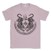 Sak Yant Thai Tattoo Twin Tiger Muay Magical Thailand Gifts T Shirt Classic Tee | Teevron
