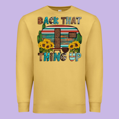 Back That Thing Up Premium Sweatshirt Designed By Artiststas