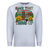 Heather Grey back that thing up Premium Sweatshirt - Artiststas