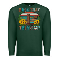 Sports Green back that thing up Premium Sweatshirt - Artiststas