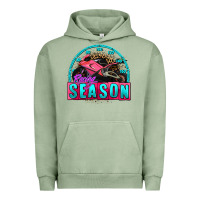 Pigment Oil Green racing season motorcycle Urban Hoodie - AdoDesignShop