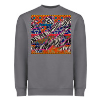 Storm african ankara zebra seamless pattern Heavyweight Sweatshirt - BundleAndBundleShop