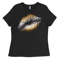 Black Cheetah Lips Ladies Tee - Bettercallsaul