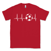 Red soccer hoodie for teens, men, & women   soccer lover gift pullover hoo Classic Tee - minhPixels