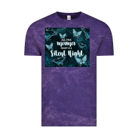 Cloud Purple all this mama want is a silent night Vintage Tee - TumblerDesignByShophia