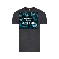 Vintage Black all this mama want is a silent night Vintage Tee - TumblerDesignByShophia