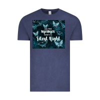 Vintage Denim all this mama want is a silent night Vintage Tee - TumblerDesignByShophia