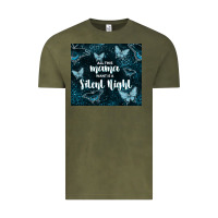 Vintage Olive all this mama want is a silent night Vintage Tee - TumblerDesignByShophia