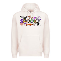 Pale Pink it's spooky season Premium Hoodie - BundleAndBundleShop