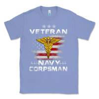 Colony Blue Veteran Navy Corpsman Patriotic 4th of July Gifts Classic Tee - minhPixels