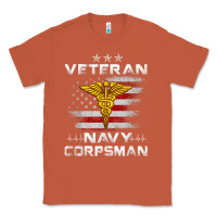 Copper Veteran Navy Corpsman Patriotic 4th of July Gifts Classic Tee - minhPixels
